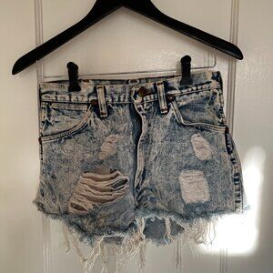 Vintage 90s Cropped Wrangler Shorts